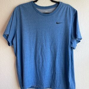 Nike Men's Dri-Fit Blue T-Shirt